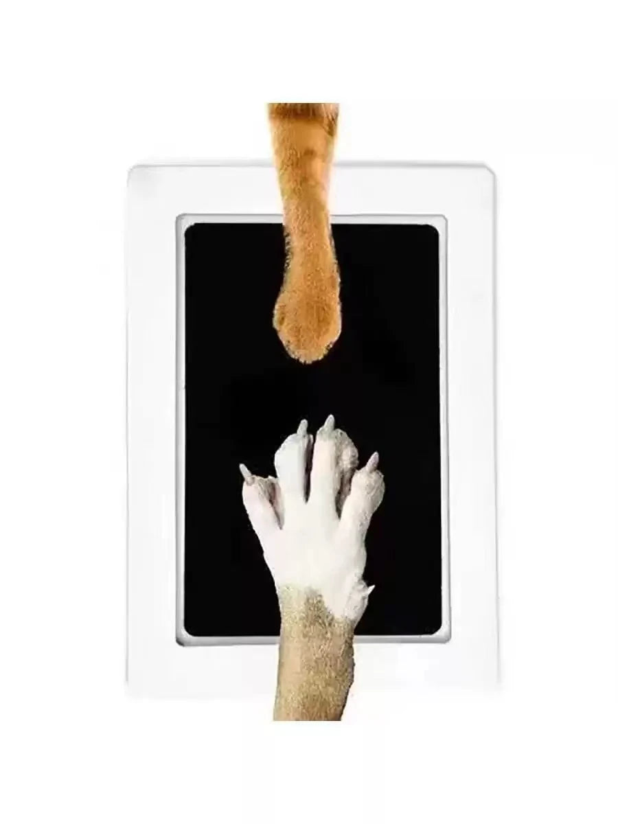 Paw Print Clean Touch Ink Pad, Dog Or Cat Pet Owner Keepsake, DIY Inkless Nose and Pawprint Impression Making Kit - ALPENZO