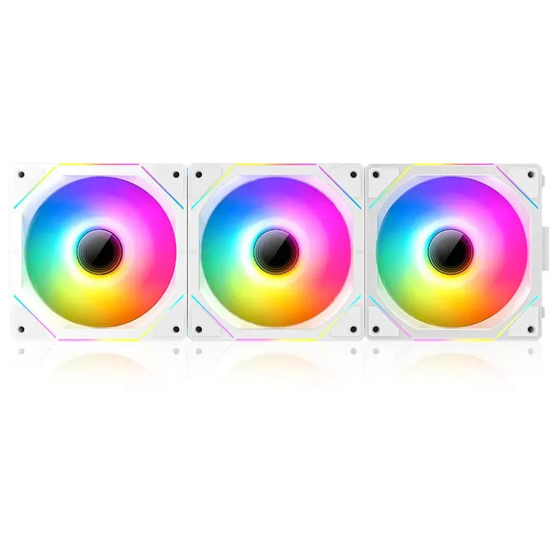 TEUCER JM-1 Computer Case Fan ARGB Mirror Cycle Light Effect 120mm 4Pin PWM PC Cooling Fan Low Noise Water Cooling Ventilador - ALPENZO