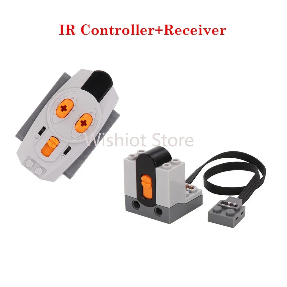 Technical MOC Power Functions Parts M L XL Servo Motor Train Buggy Motor IR Remote Compatible With Legoeds 8881 8883 5292 8886 ALPENZO