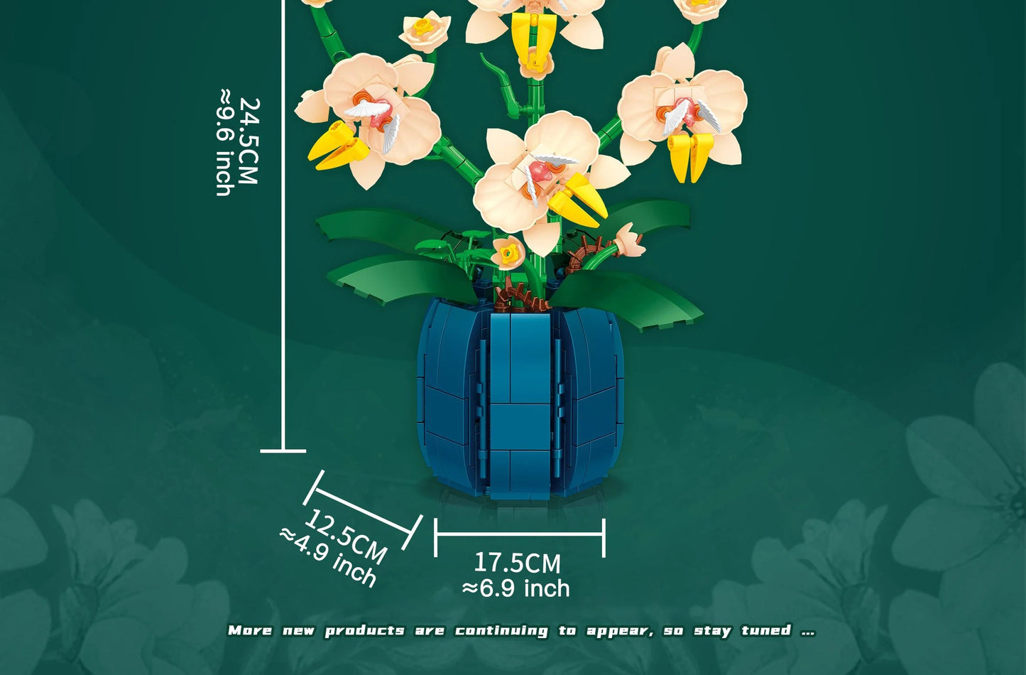 WLtoys 2139 Orchid Building Blocks Flowers Bouquet Flower Blocks Bonsai Plant Model Bricks Romantic Home Decoration Toy For Kids ALPENZO