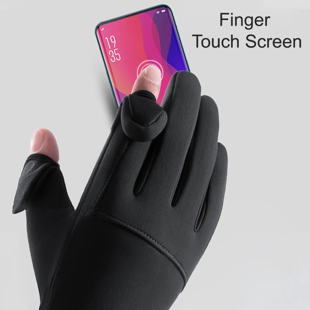 Winter Men's Women's Warm Gloves Windproof Waterproof Touchscreen Gloves Outdoor Sports Running Fishing Cycling Skiing GloveS