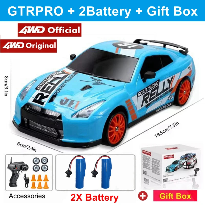 2.4G High speed Drift Rc Car 4WD Remote Control AE86 Model GTRPRO Vehicle Car RC Racing Cars Toy for Children Christmas Gifts ALPENZO