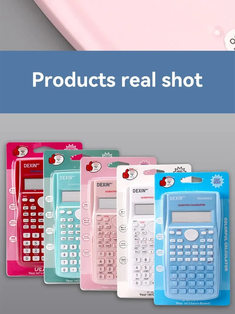 Multifunctional Scientific Calculator Student Simple Portable Big Screen Function Calculator Stationery School Office Supplies ALPENZO