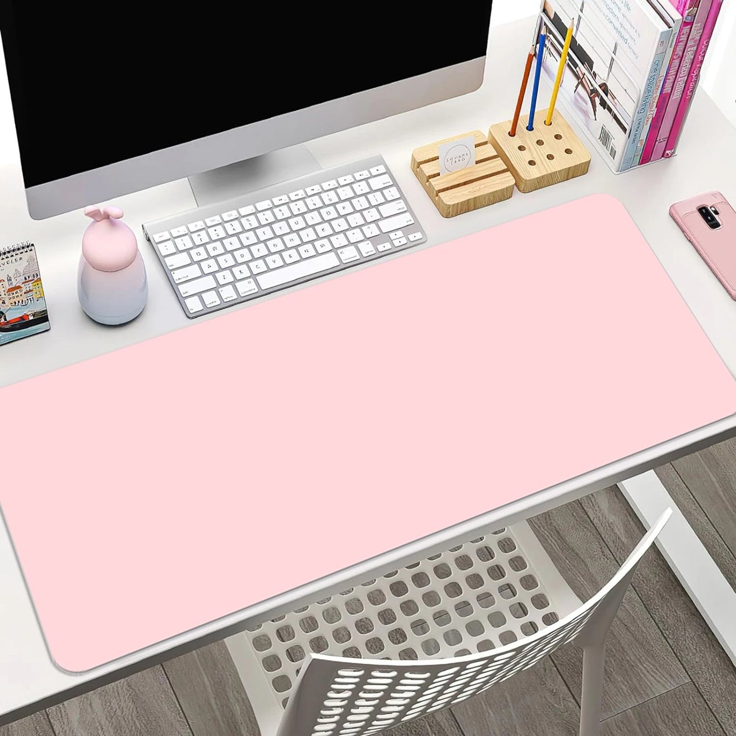 PU Leather Desk Pad with Suede Base, Multi-Color Non-Slip Mouse Pad, Waterproof Desk Writing Mat, Large Desk Blotter Protector ALPENZO