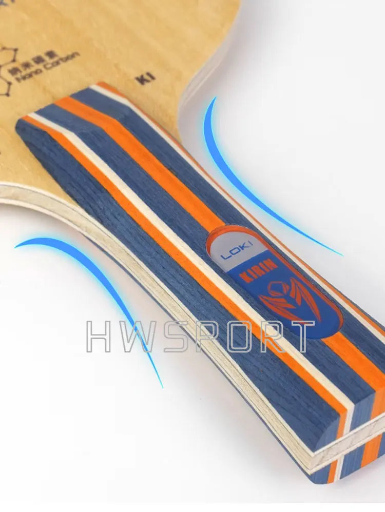 LOKI Kirin K1 K2 K3 Table Tennis Blade Offensive Entry Ping Pong Blade 5+2 Layers Base Board FL Grip