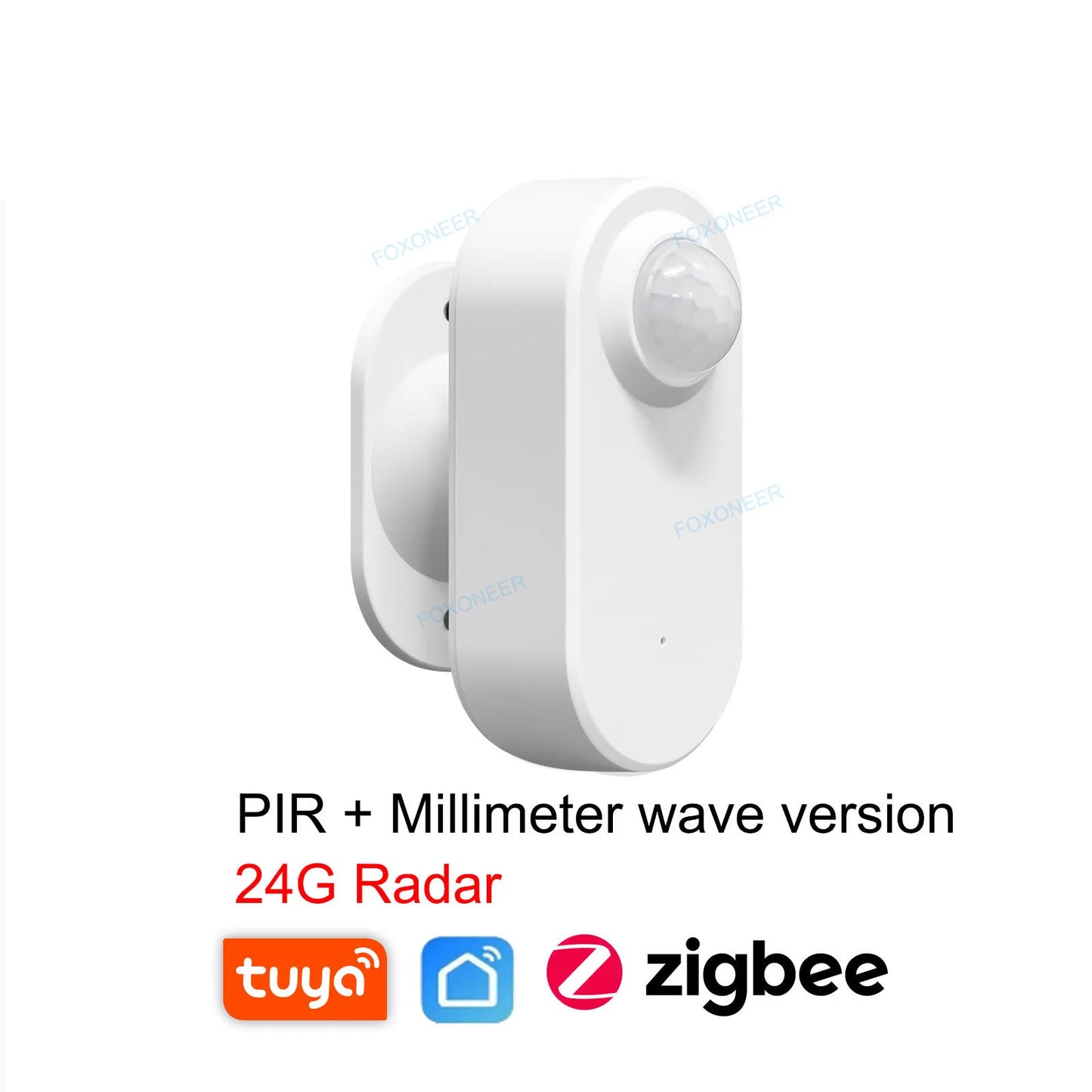 Tuya Zigbee Human Presence Detector,Luminance/Distance Detection, Smart PIR Motion Sensor Support Zigbee 2mqtt Home Assistant - ALPENZO