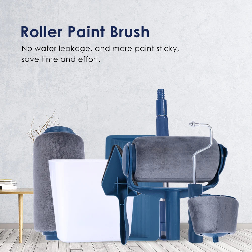 Paint Brush Roller Corner Brushes Set Household Use Wall Decorative Professional DIY Painting Brush Handle Tool - ALPENZO