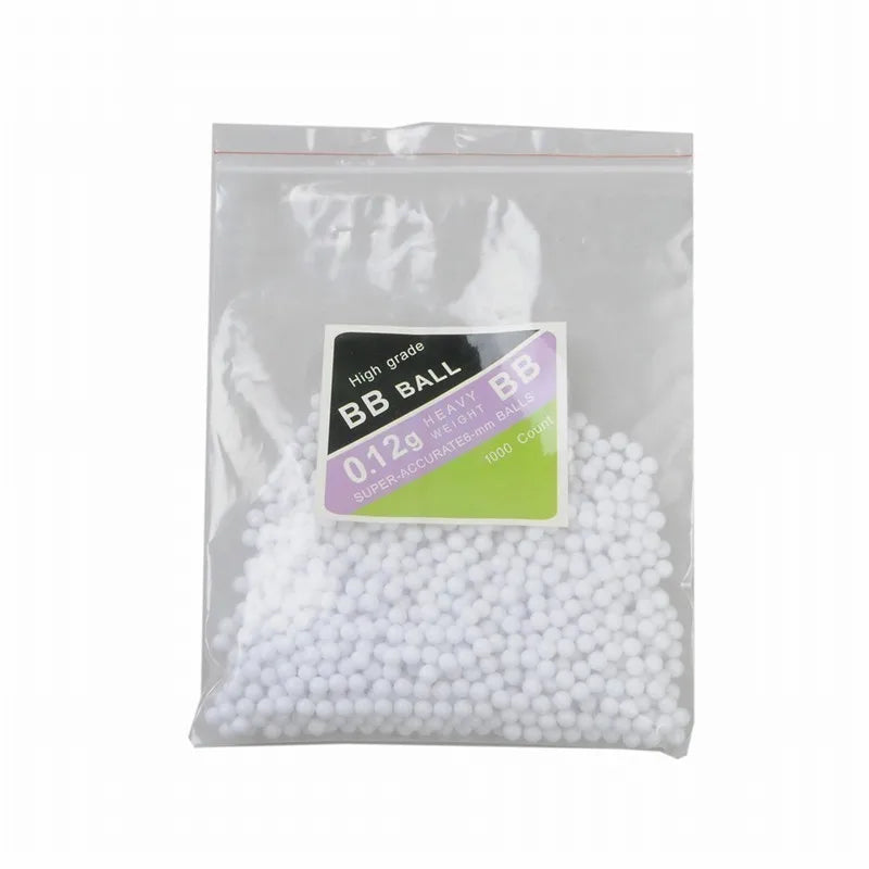 1000Pcs/Pack Airsoft Paintball Balls 6mm Strike BB Ball Strike Rifle Gun Shooting Slingshot Plastic Ammo Speed Load For Hunting