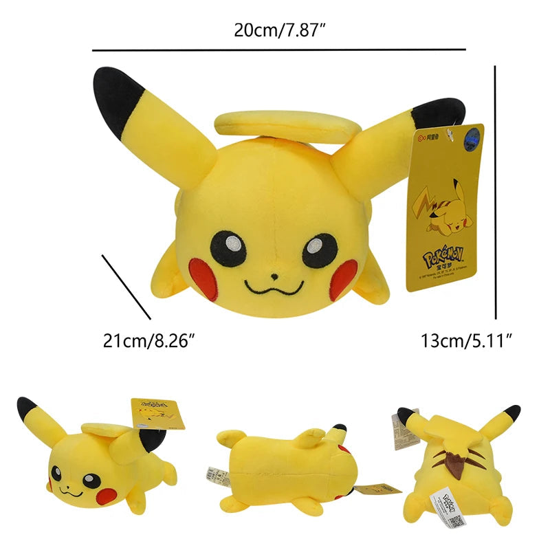 Pokemon Pikachu Stuffed Toys Anime Cartoon & Cute Plush Dolls Throw Pillow Birthday Gift For Kids Friends Boys Home Decoration ALPENZO