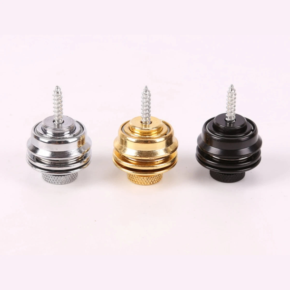 Miwayer Guitar Strap Lock 1 PCS Heavy Duty Metal Button Security Straplock for Electric Acoustic Guitar Bass Ukulele