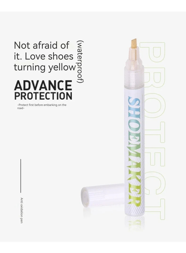 Shoes Stains Removal Waterproof Sneakers Anti-Oxidation Pen Repair Complementary Color White Go Yellow Shoe Whitening Cleaning ALPENZO