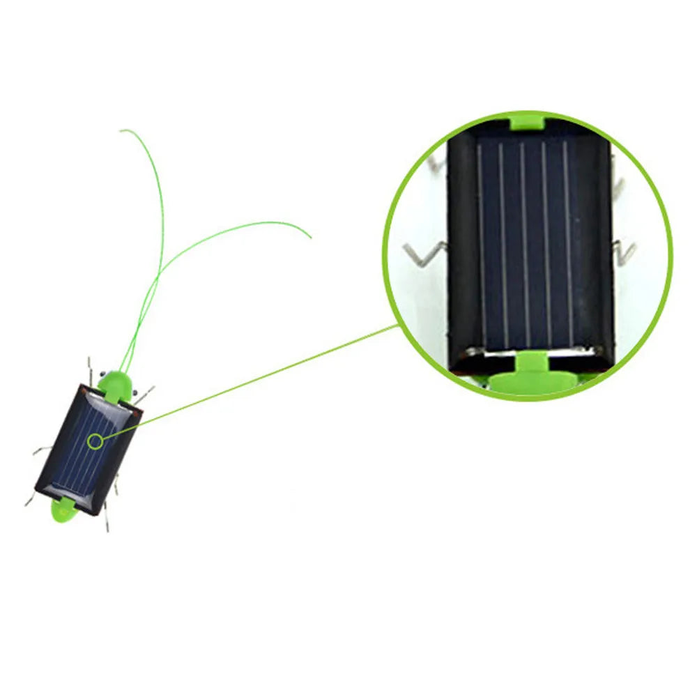Solar Grasshopper Toy Puzzle Children Selected Gift Simulation Insect Gift Boys And Girls Science Education Funny Moving Toy Kid ALPENZO