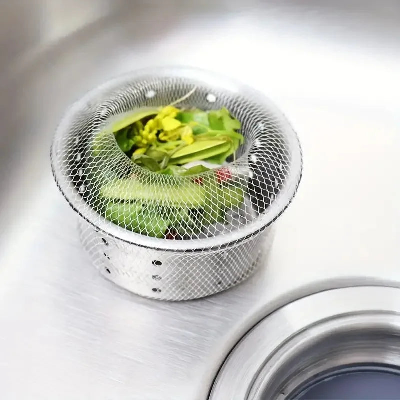 Kitchen Sink Filter Mesh Bags Strainer Anti Blocking Drain Hole Cleaning Net Garbage Bag Meal Residue Pool Mesh Bag for Drainage - ALPENZO