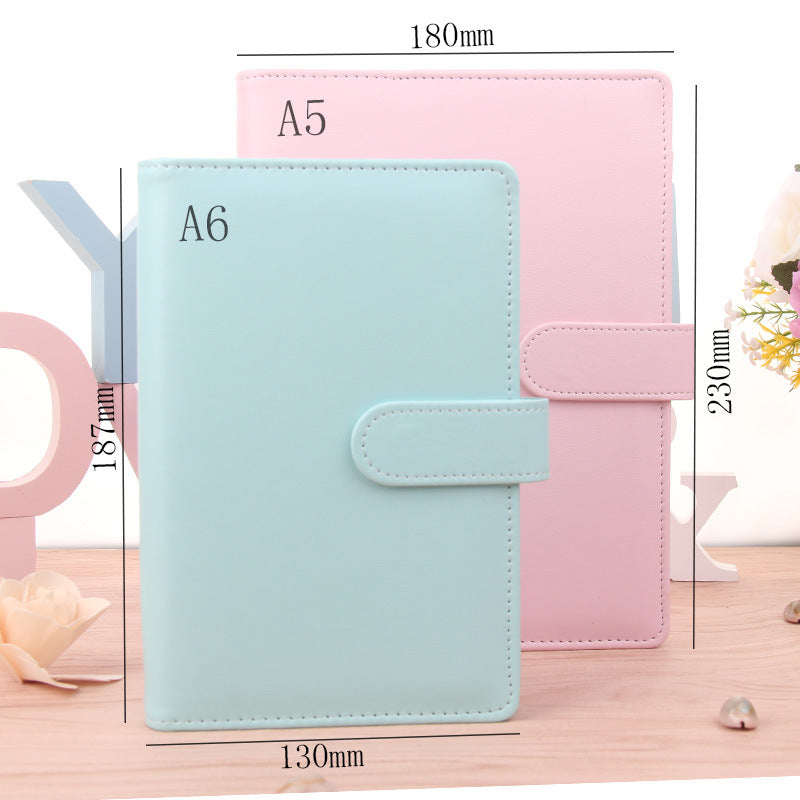 New Vintage Refillable Notebook File Folder Notepad Cover Leather Ring Binder Office Supplies ALPENZO