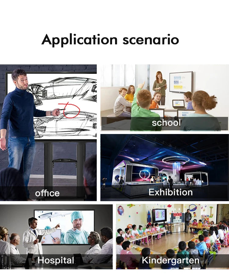 TouchWo 32 43 55 65" Interactive Whiteboard Touchscreen Monitor,All-in-One Touch Computer Smart Board For Office Classroom - ALPENZO