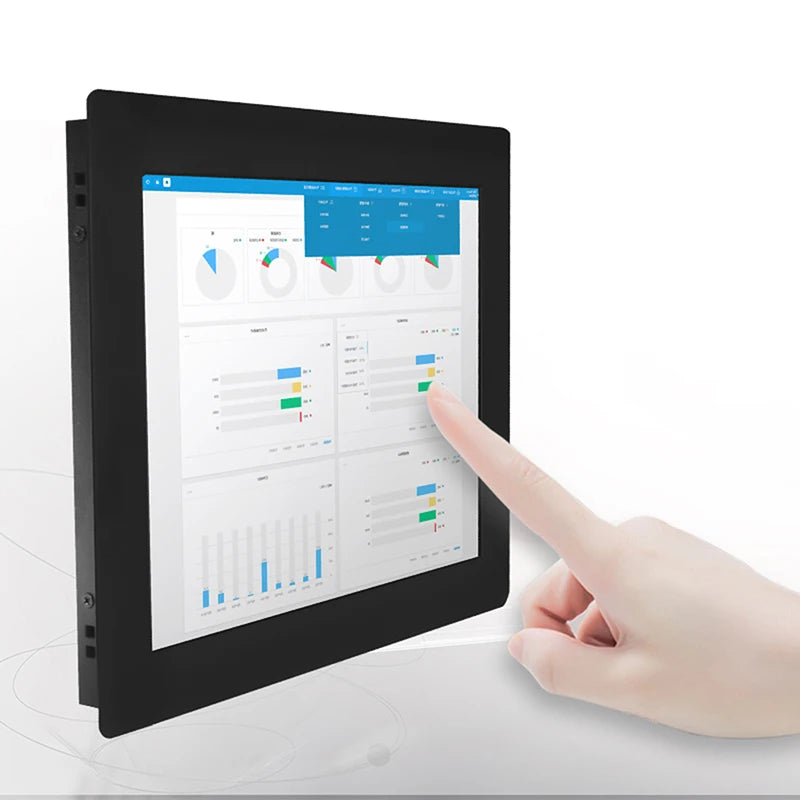 10" 12" 15 Inch Industrial Computer All In One PC Mini Tablet Panel With Resistive Touch Screen Intel Core i3 with Win 10 PRO - ALPENZO