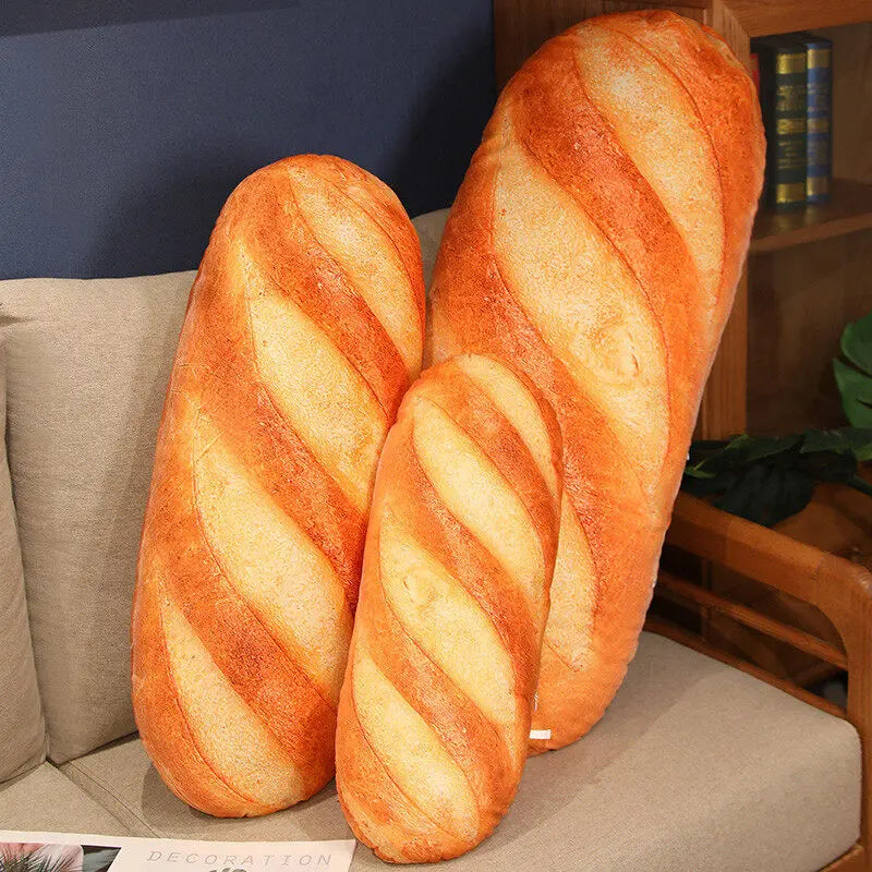 French Bread Pillow Plush Stuffed Printing Images Food Plushie Peluche Party Prop Decor Sleeping Companion Kits Gift Room Decor ALPENZO