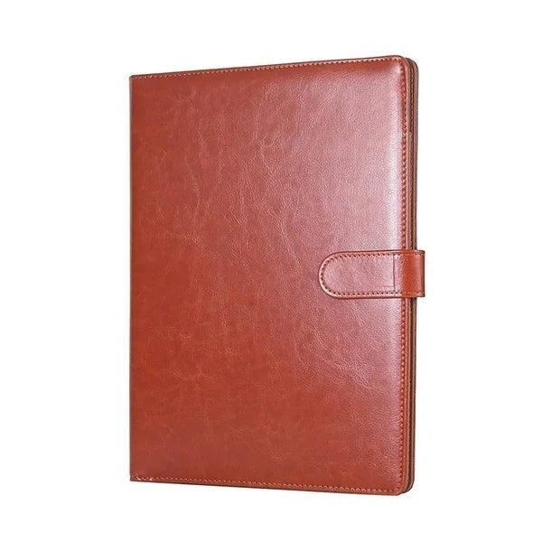 Multifunctional A4 Conference Folder Business Stationery Folder Leather Contract File Folders ALPENZO