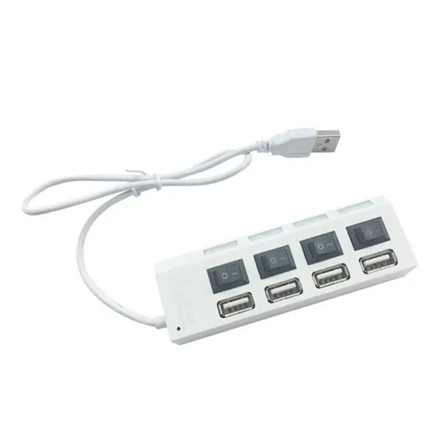 USB Hub Hub USB Adapter Multi Ports Use Power Adapter Extensor USB 2.0 PC Computer Accessories Switch USB For Laptop - ALPENZO