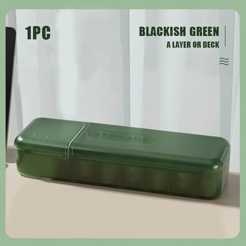 With 7 Compartments Organizer Charger Cord Storage Box Data Cable Storage Case Reusable Cable Storage Box For Home Travel New ALPENZO