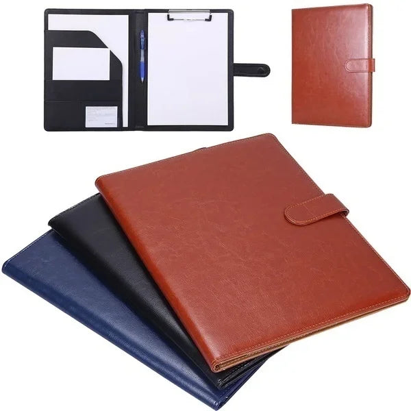 Multifunctional A4 Conference Folder Business Stationery Folder Leather Contract File Folders ALPENZO