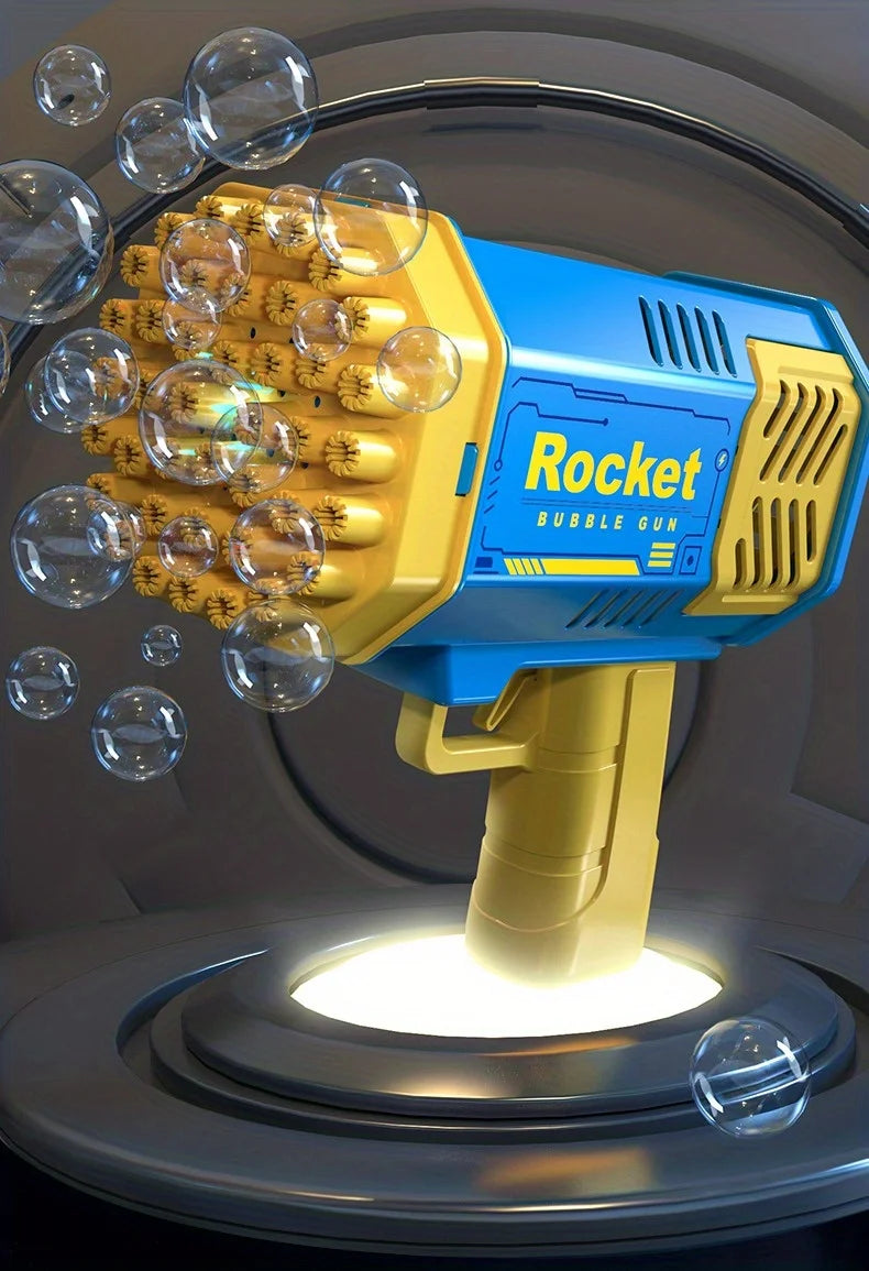 40 Hole Bubble Machine Fully Automatic Bubble Blowing Light Outdoor Bubble Machine without Battery without Bubble Water ALPENZO