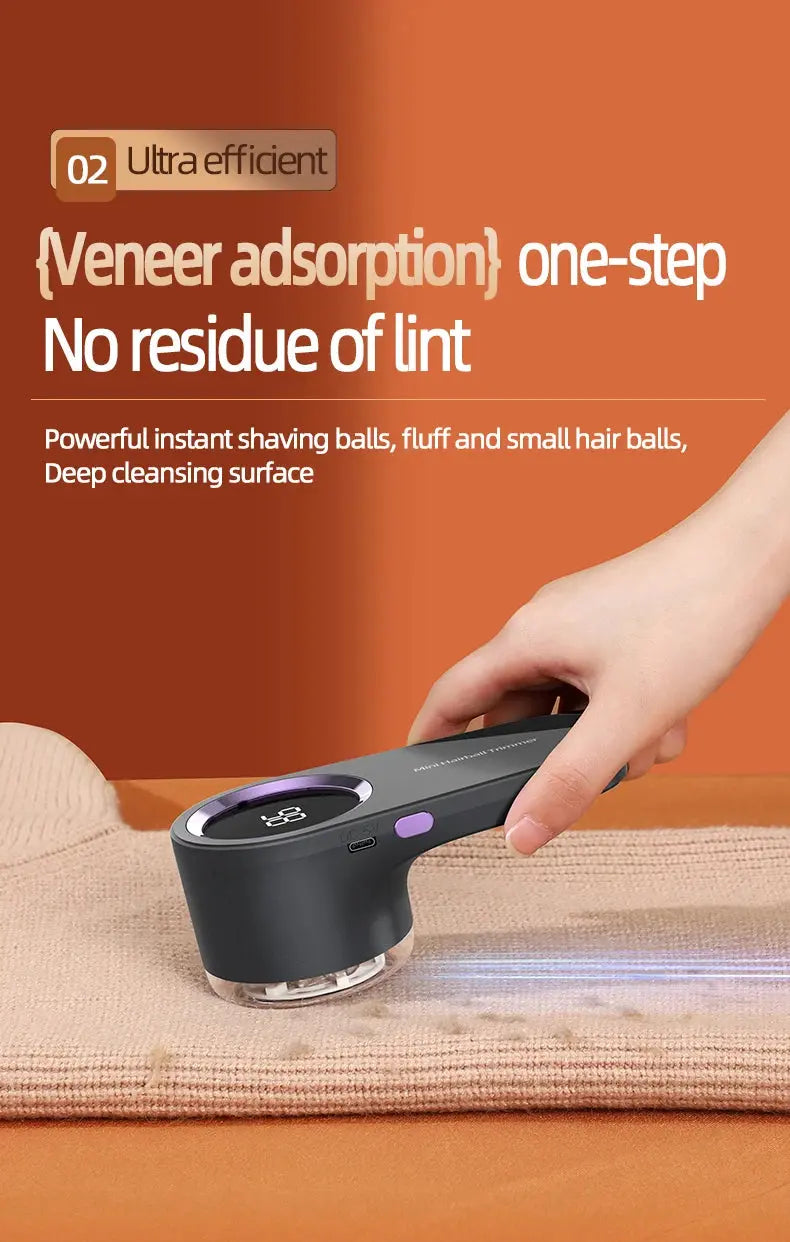 Portable Hair Ball Trimmer Home Clothes Shaving Machine Pill Removal Tool Shaver Lint Remover For Sweater USB Rechargeable - ALPENZO