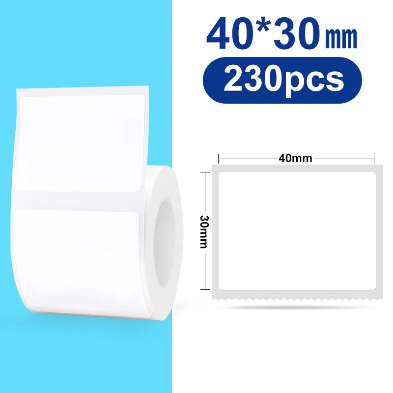 NiiMBOT B21 B1 B3S Round Label Printing Sticker Self-adhesive Thermal Waterproof Digital Number Cake Sealing Sticker Paper ALPENZO