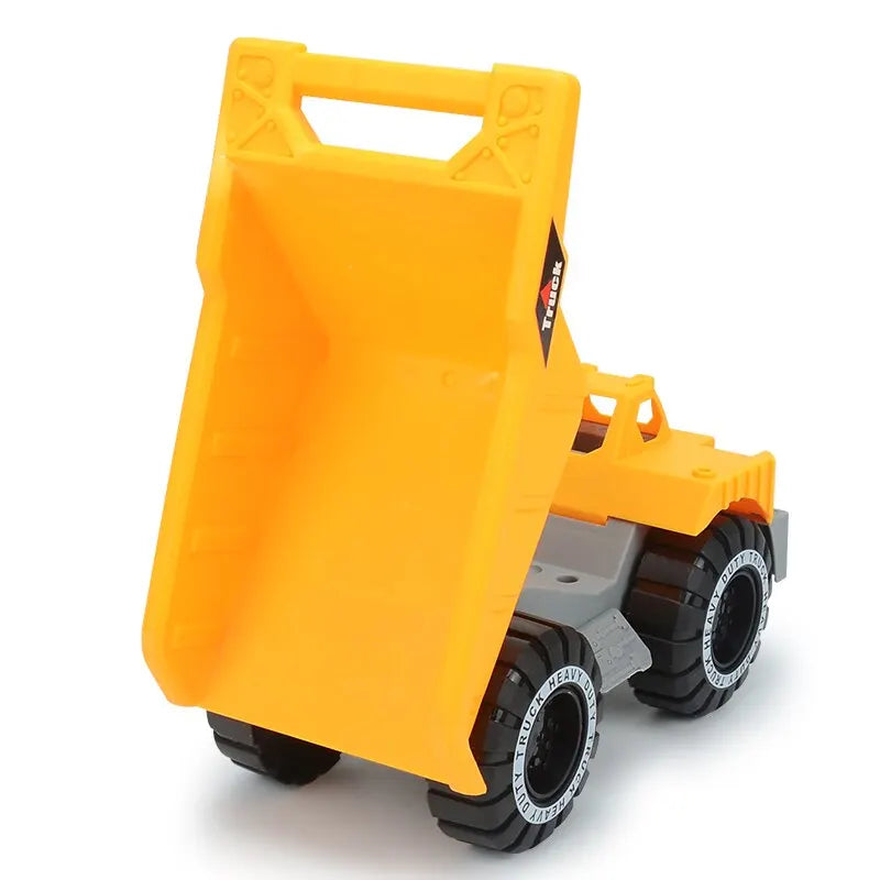 Excavator Dump Truck Model Toy Engineering Vehicle Set .Construction Fleet Toddler Early Education Construction Vehicles Toys ALPENZO