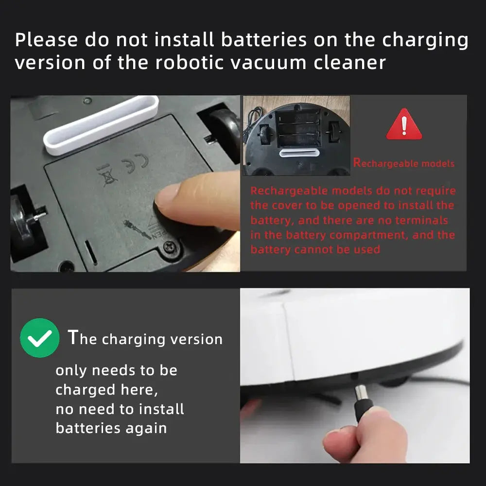 Fully Automatic Sweeping Robot Sweep Vacuum Cleaner Mopping The Floor Mini Cleaner Home Use Lazybones Intelligent 3 In1 Sweeper - ALPENZO