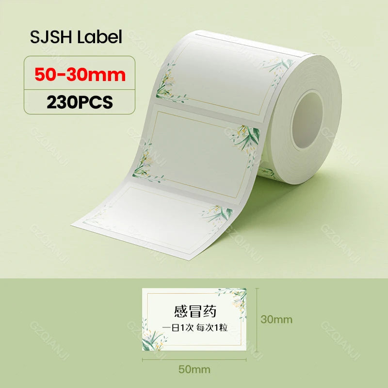 NiiMBOT B21 B1 B3S Round Label Printing Sticker Self-adhesive Thermal Waterproof Digital Number Cake Sealing Sticker Paper ALPENZO