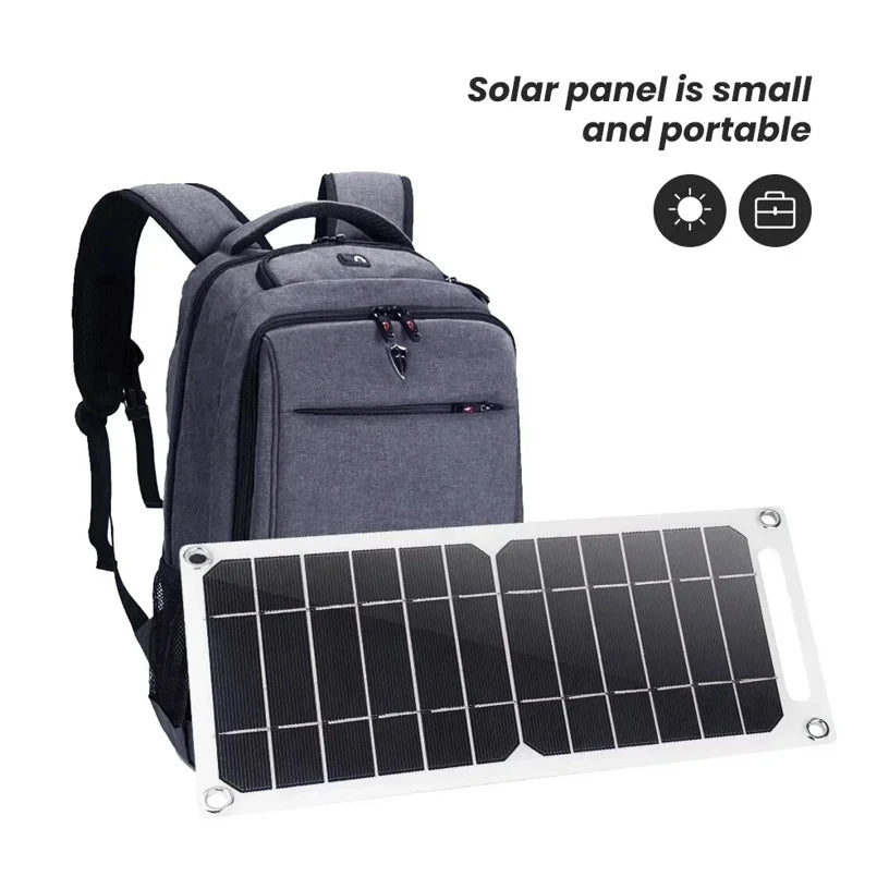 Wholesale Solar Panel 1-14pcs USB Waterproof Outdoor Hiking Camping Portable Battery Mobile Phone Charging Bank Charging Panel - ALPENZO