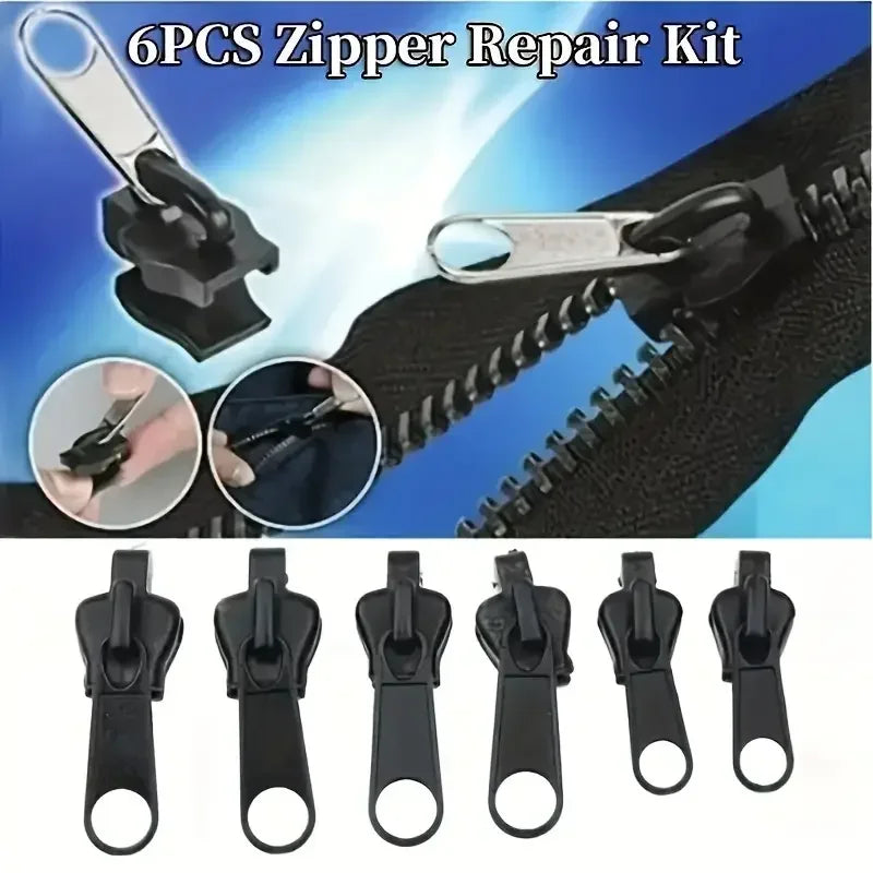 3 sizes universal Zipper Repair Kit Instant replacement zipper sewing clothes bag zipper tool accessories - ALPENZO