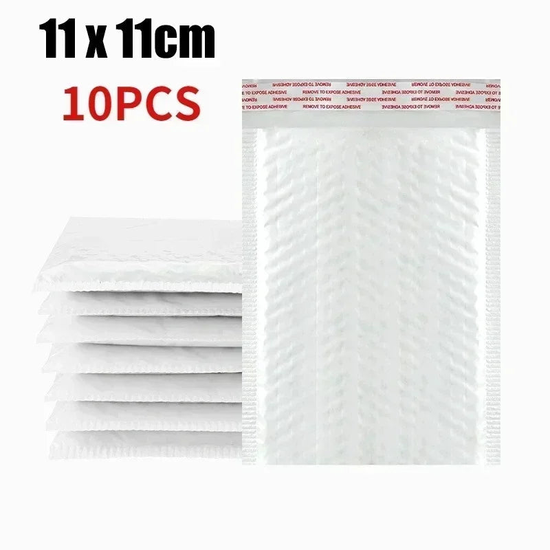 Multifunctional Self-Seal Business Mailing Packages White Foam Bubble Envelopes Adhesive Waterproof Shipping Bags for Packing ALPENZO