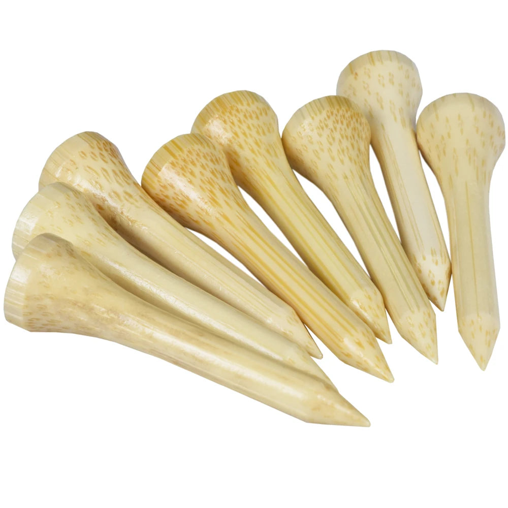 100Pcs/Bag Golf Tees Bamboo Golf Balls Holder 4 Sizes Available Drop Ship 42mm 54mm 70mm 83mm 