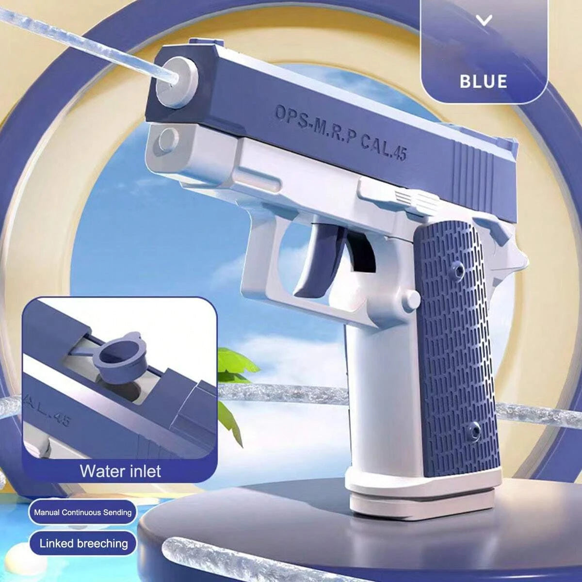 M1911 Water Guns Pistol Toy Squirt Guns, Summer Pool Beach Shooting Games Outdoor Toys, Water Blaster Pistol for Kids Adult ALPENZO