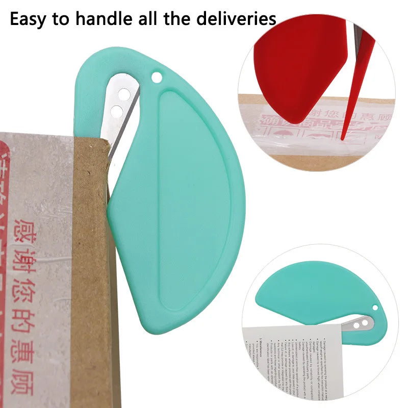 1 Piece Letter Opener Envelope Mail Slitter With Razor Wrapping Cutter Box Opener Safe Mail Opener For Home Office Envelope ALPENZO