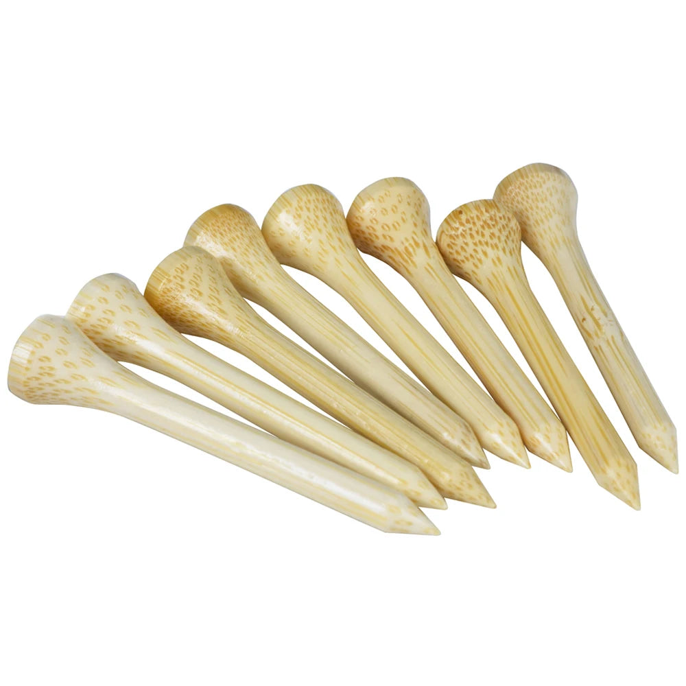 100Pcs/Bag Golf Tees Bamboo Golf Balls Holder 4 Sizes Available Drop Ship 42mm 54mm 70mm 83mm 