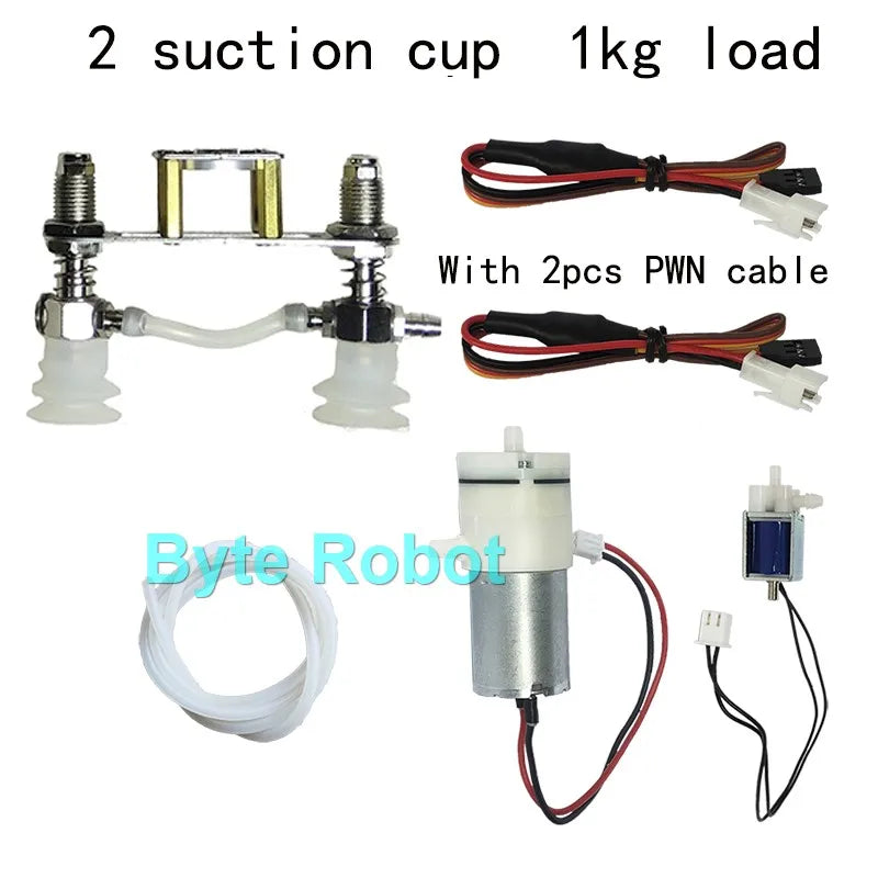 0.3/1/3/6/10/20kg Mechanical Arm Vacuum Pump Suction Cup with PWN Control Switch Sucker for Robot Arm UNO R3 Programmable Robot ALPENZO