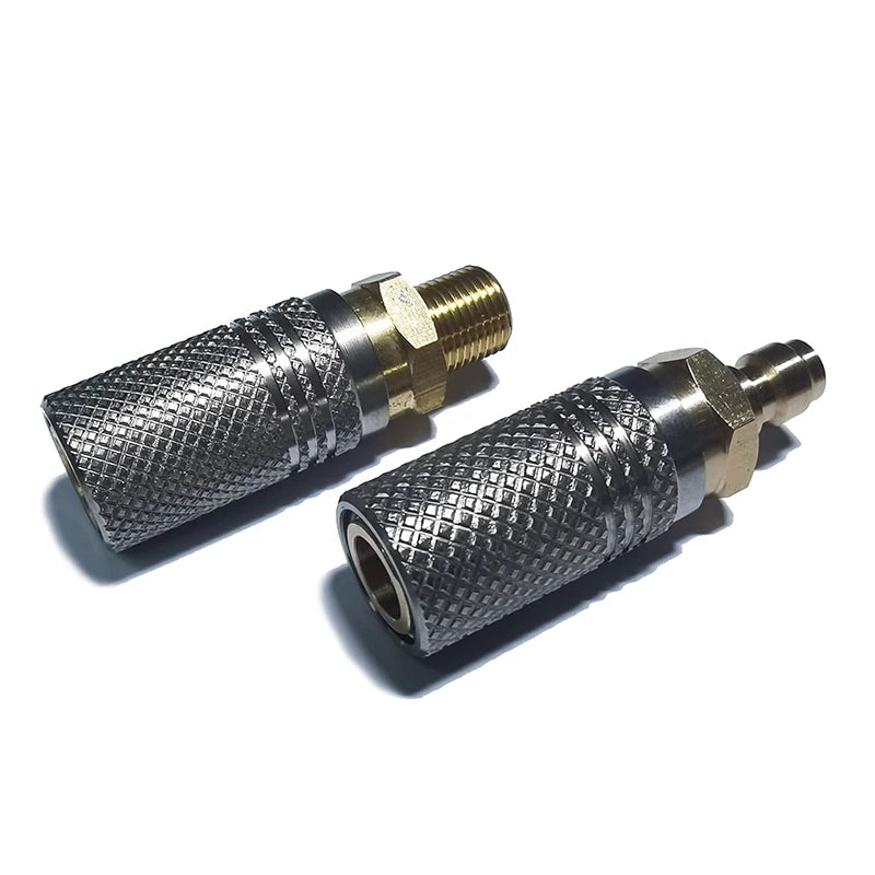 Air HPA Soft Extended Air Charging Quick Release Adapter Socket 1/8BSP(G1/8) 8mm Male Nipple Accessories