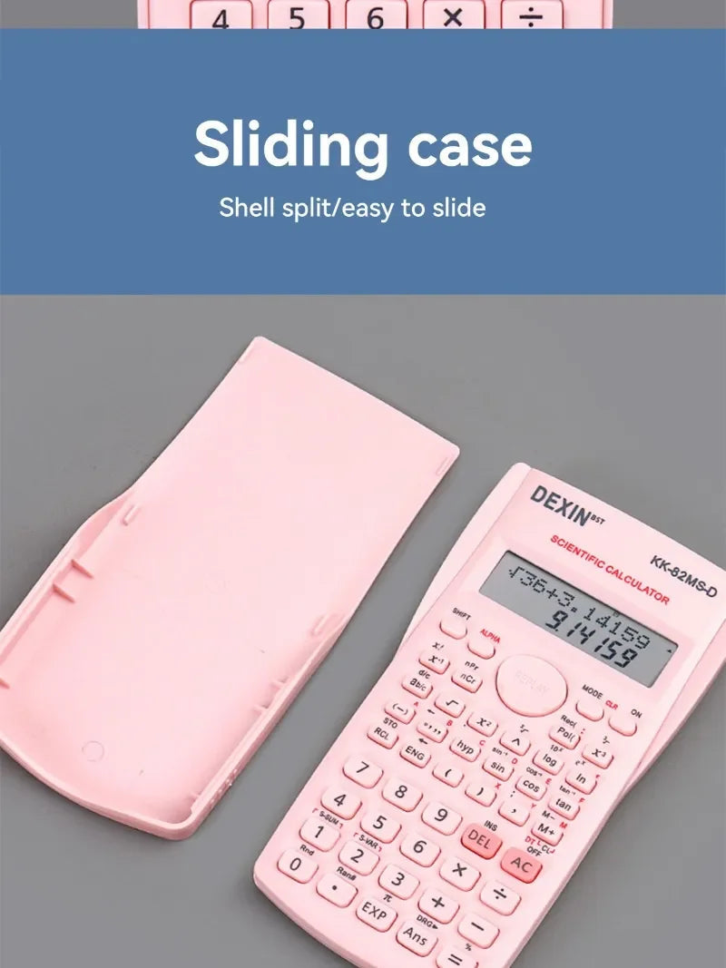 Multifunctional Scientific Calculator Student Simple Portable Big Screen Function Calculator Stationery School Office Supplies ALPENZO