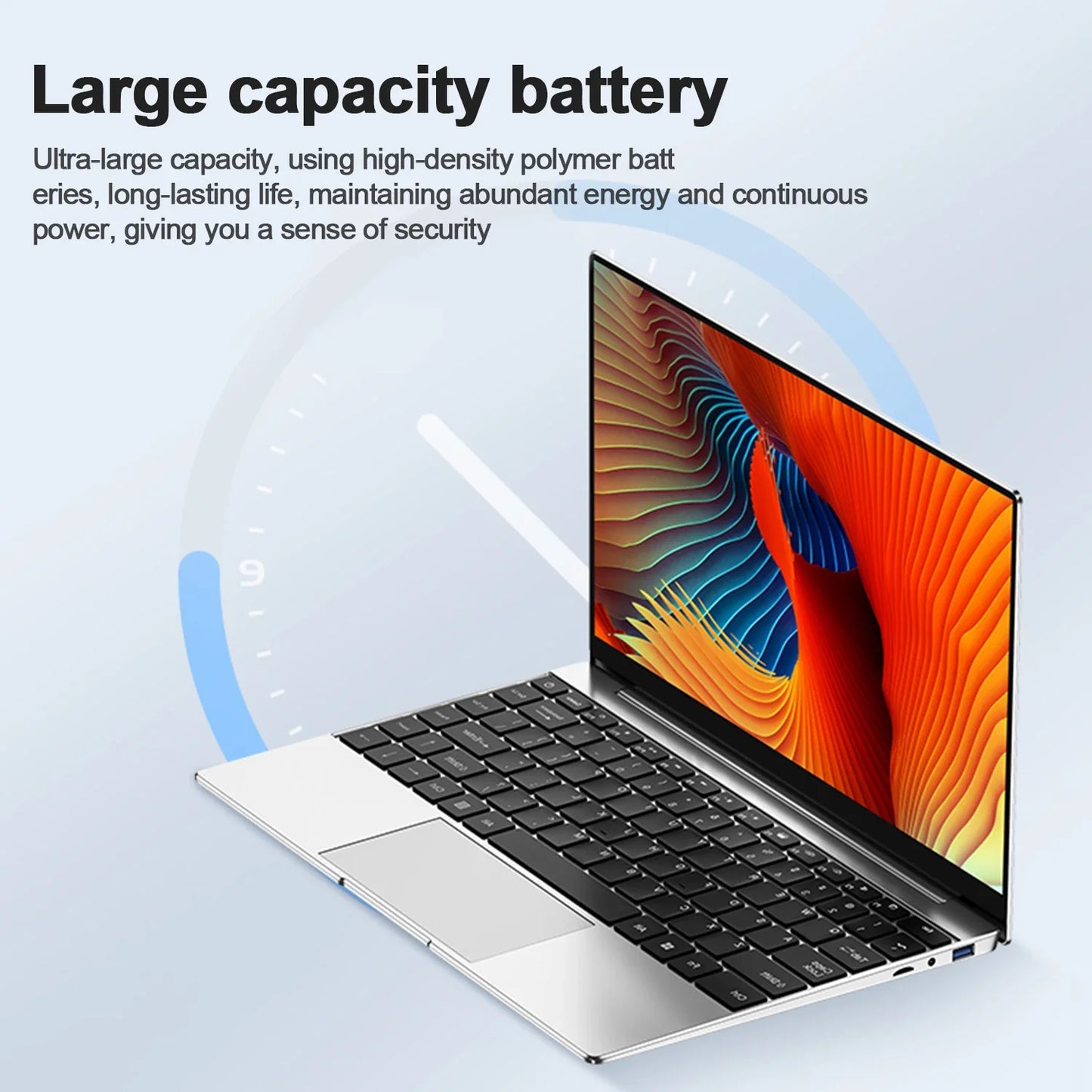 Ultra Slim Laptop 14.1" 16GB RAM 2TB SSD Intel N3700 Notebook Gamer 1920*1080 Display Office Study Computer PC Windows 11 Pro - ALPENZO