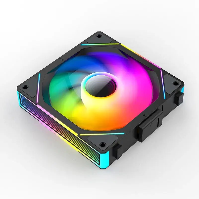 TEUCER JM-1 Computer Case Fan ARGB Mirror Cycle Light Effect 120mm 4Pin PWM PC Cooling Fan Low Noise Water Cooling Ventilador - ALPENZO