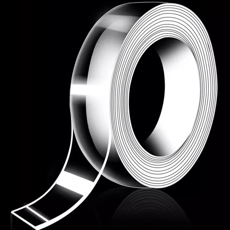 Nano Double Sided Adhesive Waterproof Transparent Reusable Acrylic Double Side Adhesive Suitable For Home Bathroom Decoration - ALPENZO