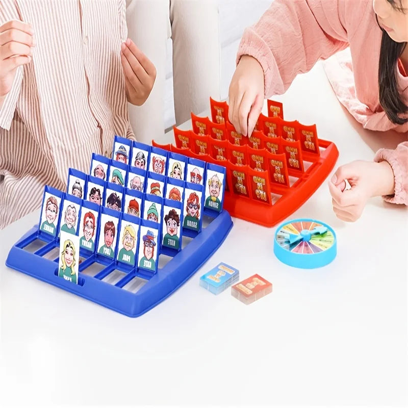 Guess Who I Am Puzzle Game Two Person Interactive Portable Tray Puzzle Board Game Suitable for Children ALPENZO