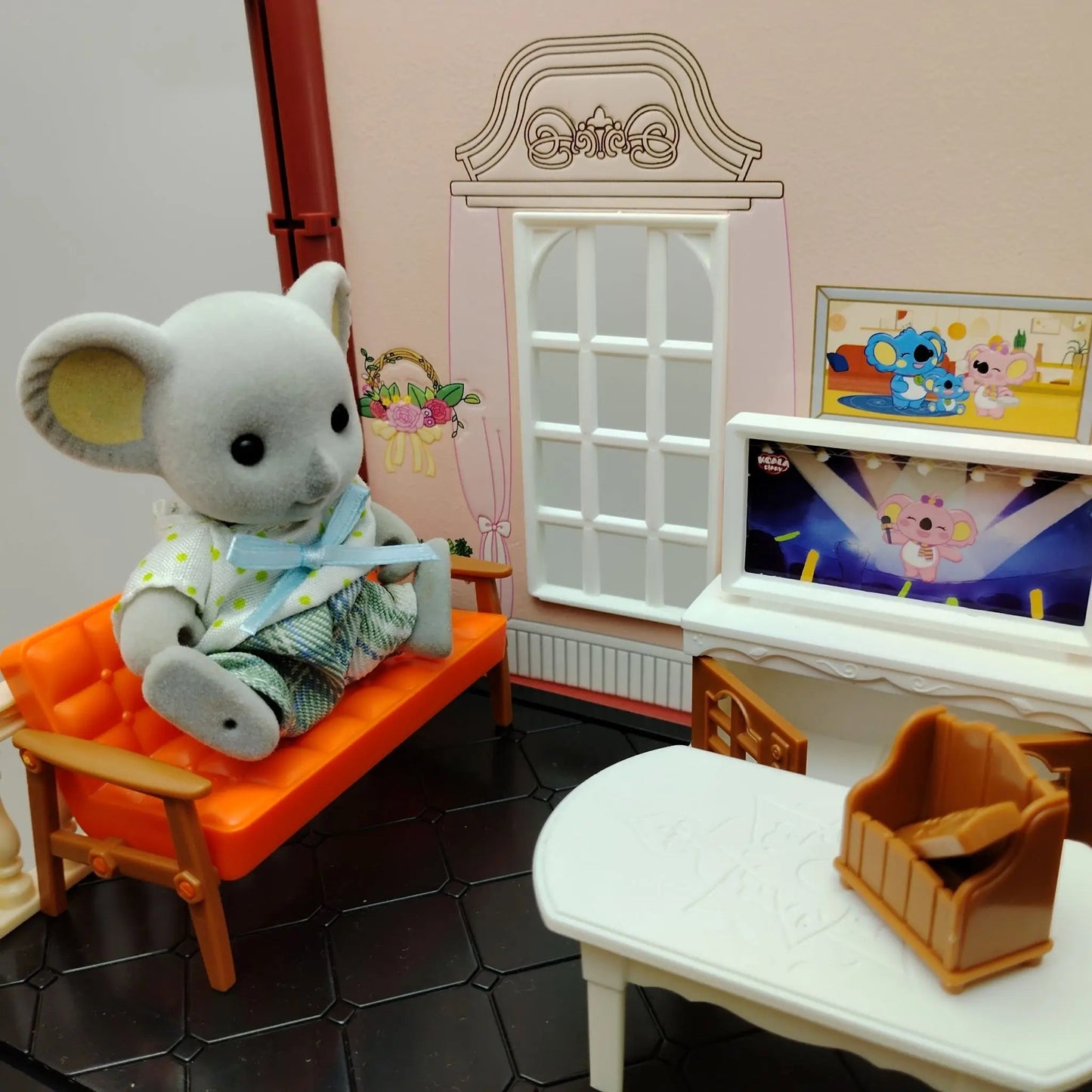 miniature items dollhouse furniture accessories living room bedroom supermarket shopping games family interaction doll kids toys ALPENZO