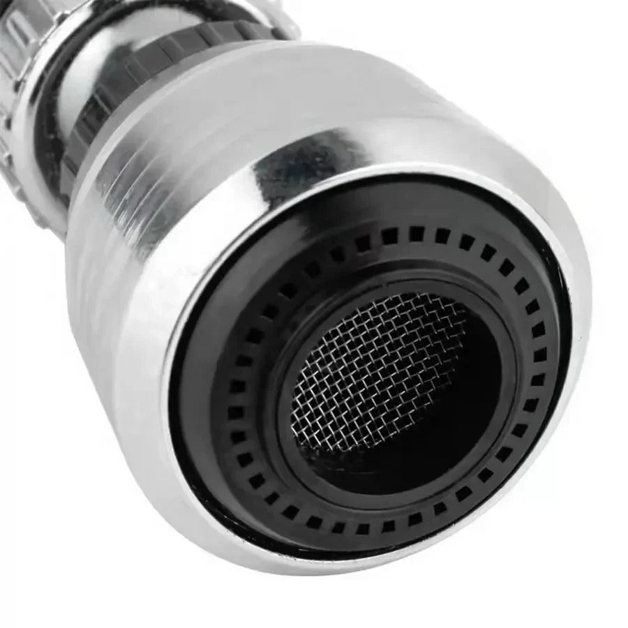 Kitchen Stainless Steel Faucet Sprinkler Water-saving Device Lengthening Rotating Splash Proof Sprinkler Spray Extender Bubbler - ALPENZO