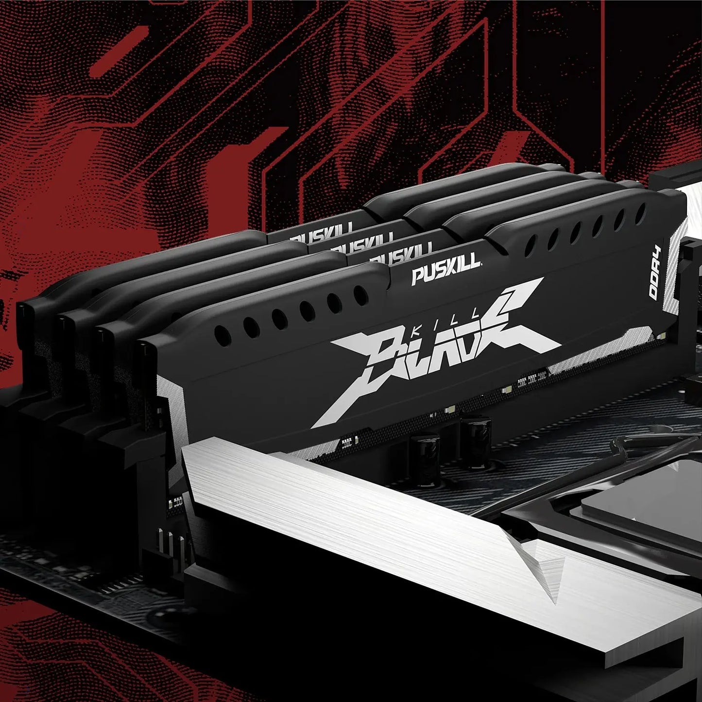 PUSKILL Memória RAM DDR4 16GB 8GB 1.2V 3200MHz 2666MHz Desktop Computer UDIMM Cooling Vest Memory Memoria - ALPENZO