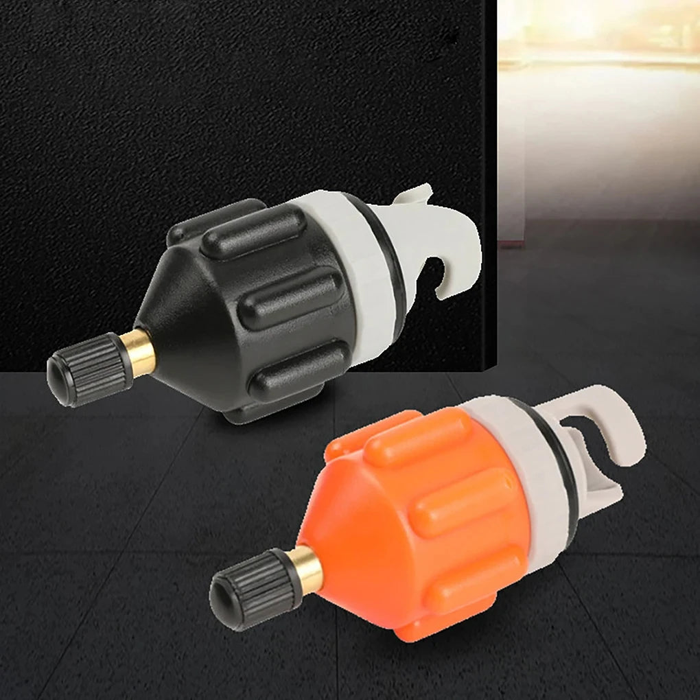 Air Valve Adaptor Dustproof Wear-resistant Rowing Boat Air Valve Adaptor Nylon Kayak Inflatable Pump Adapter for SUP Board Boat
