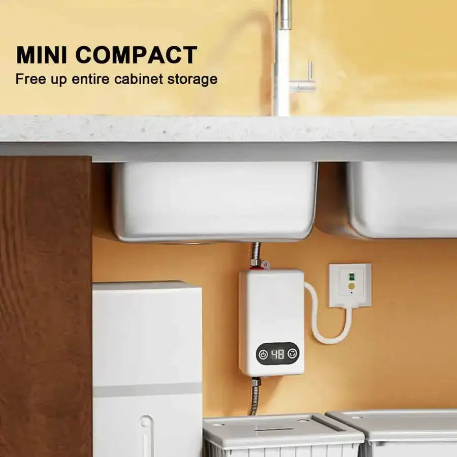 Instant Electric Water Heater Memory Function Frequency Conversion Constant Temperature Water Heating Machine 220V 4500W - ALPENZO